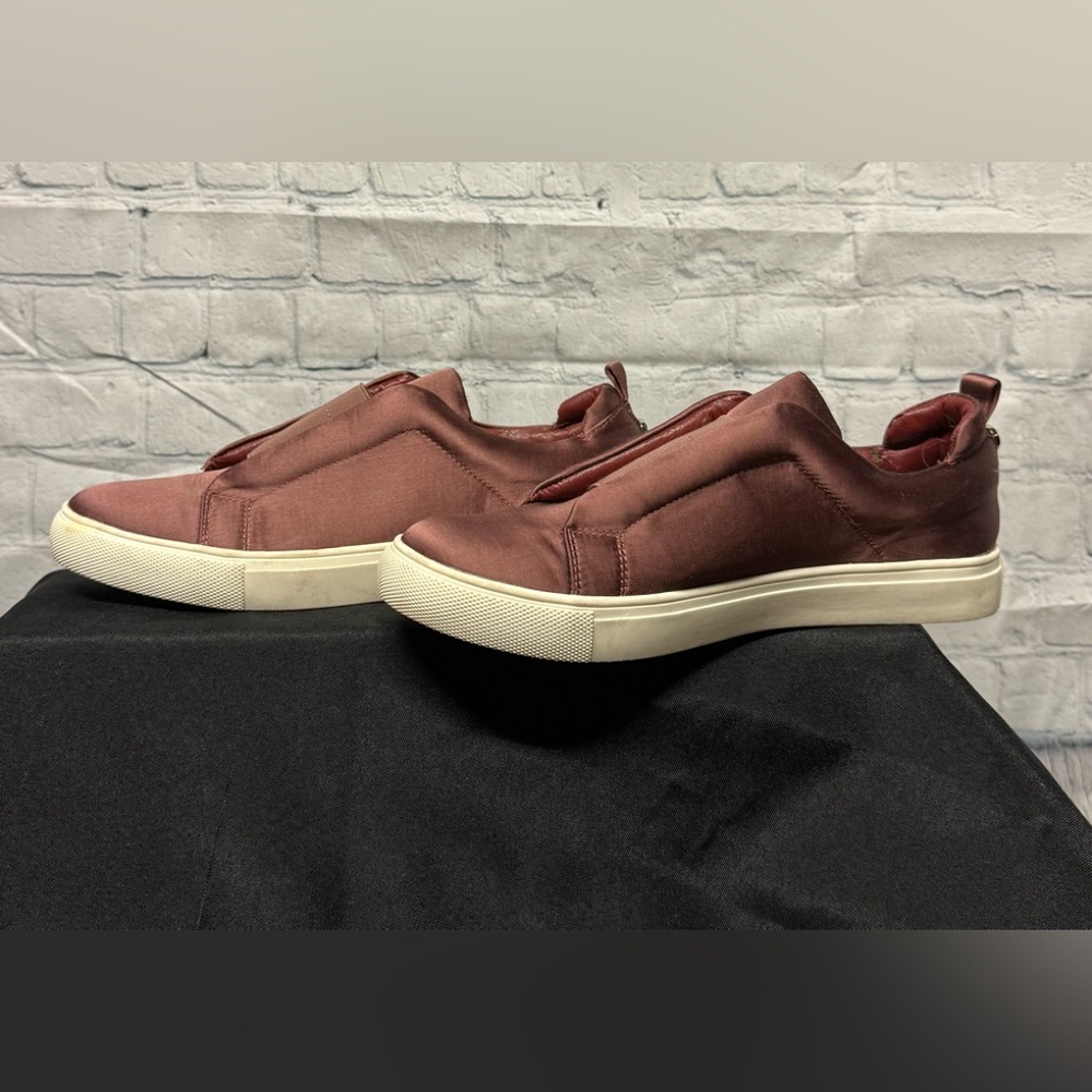 Steve Madden Satin Slide On Sneakers
